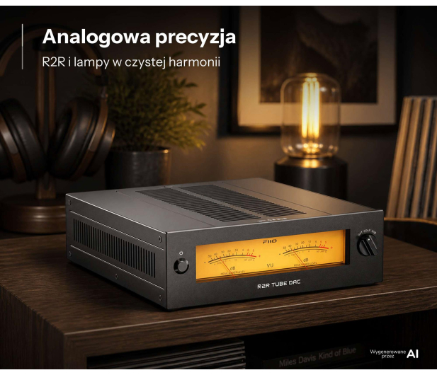 FiiO FiiO Warmer - black - Lampowy DAC R2R/Buffer - 1583286 - zdjęcie 4